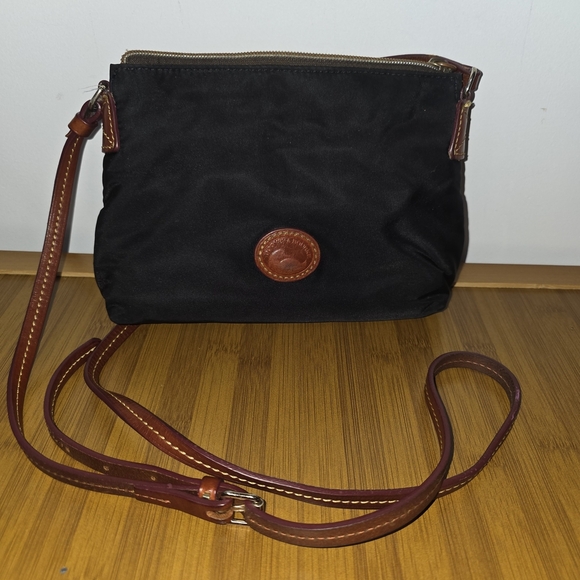 Dooney & Bourke Handbags - Dooney & Bourke Black and Brown Crossbody Bag
